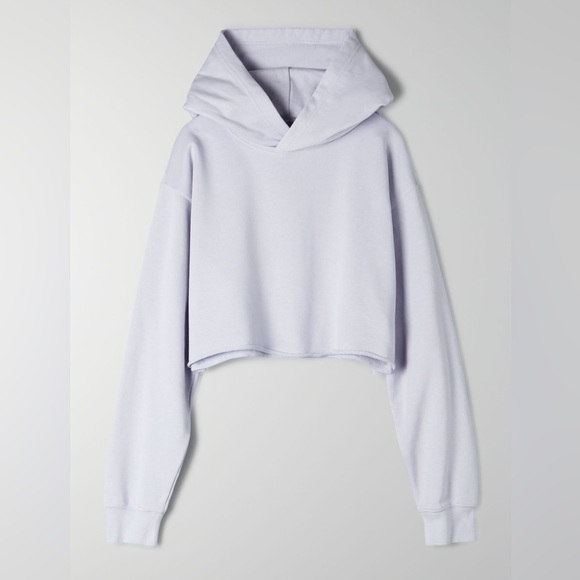 TNA cozy fleece perfect cropped hoodie - Picture 4 of 5